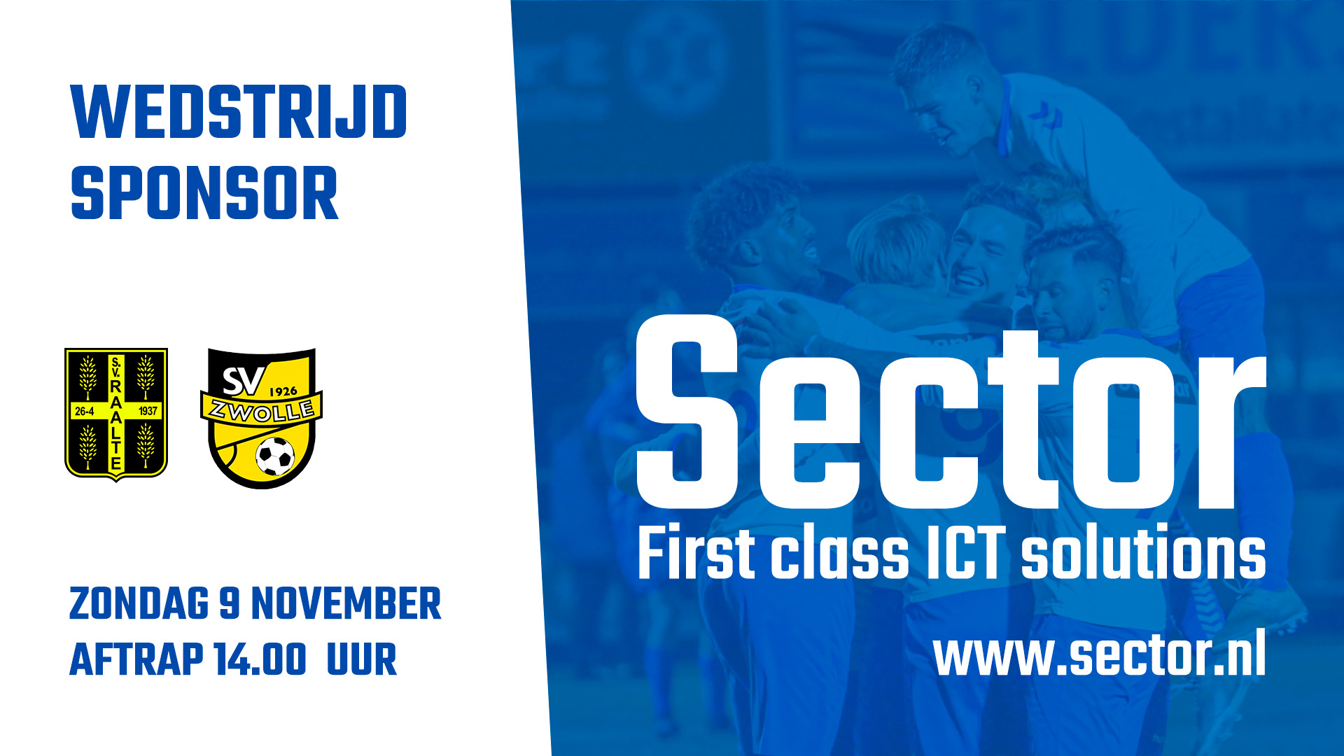 Sector ICT wedstrijdsponsor