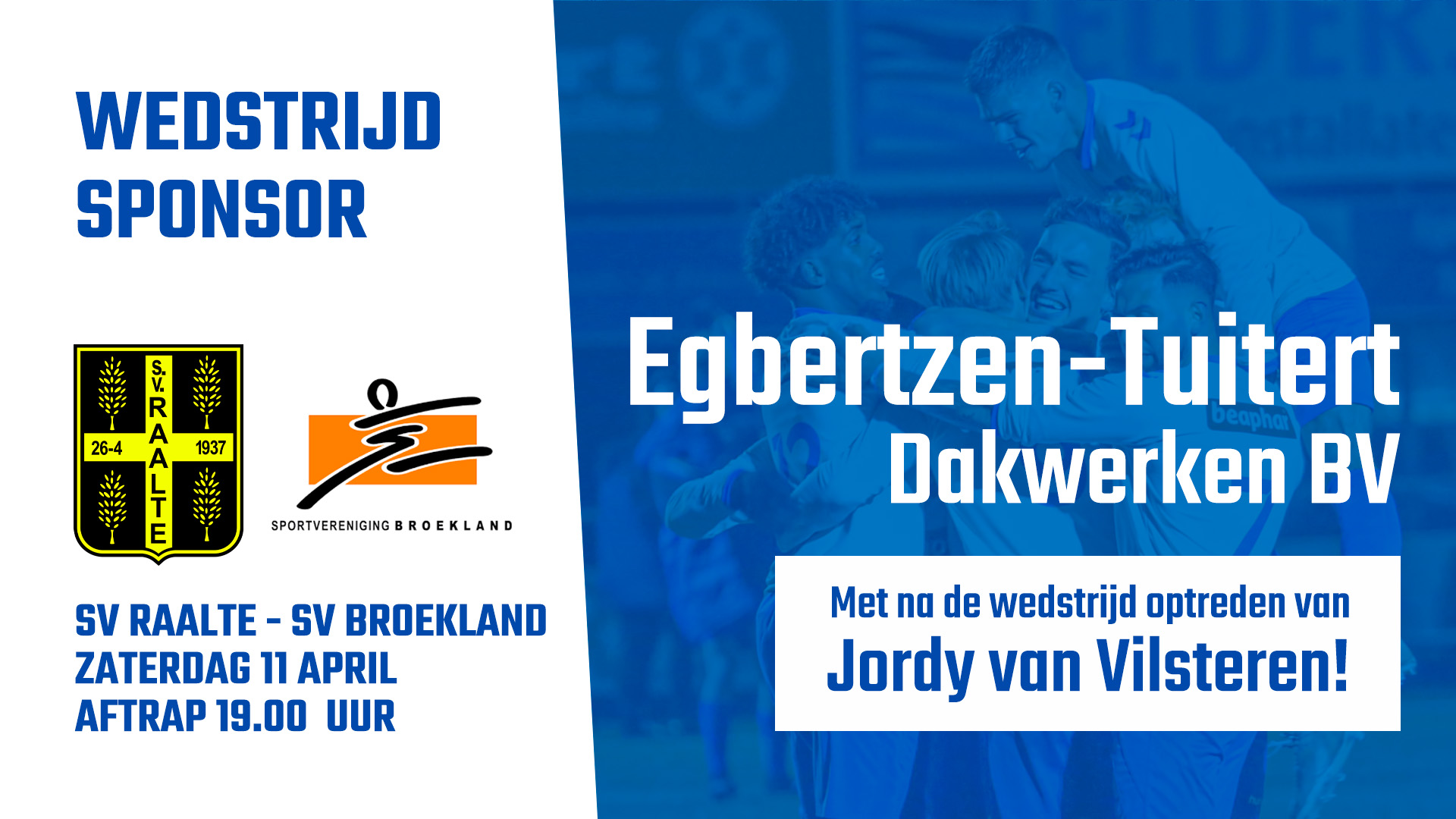 SV Raalte - SV Broekland a.s. zaterdag 11 april
